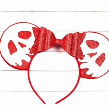 Snow White Custom Mickey Ears Poison Apple Band.