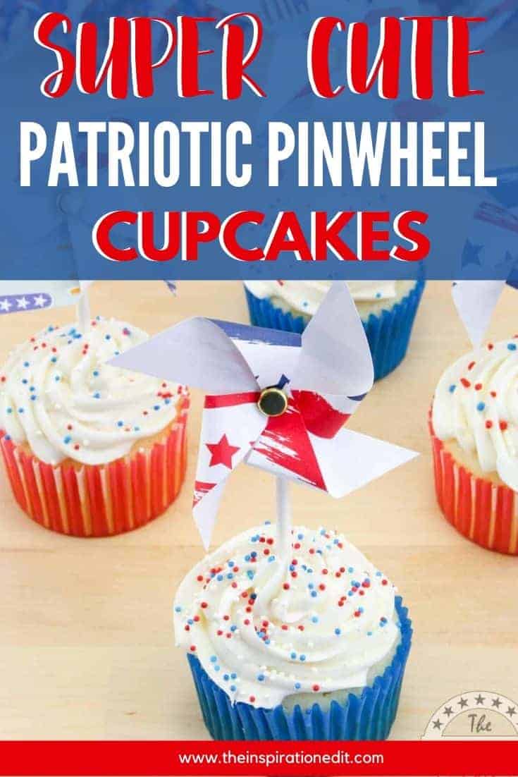 4th july cupcakes