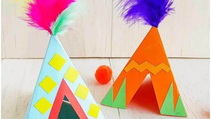 EASY TIPI CRAFT FOR KIDS