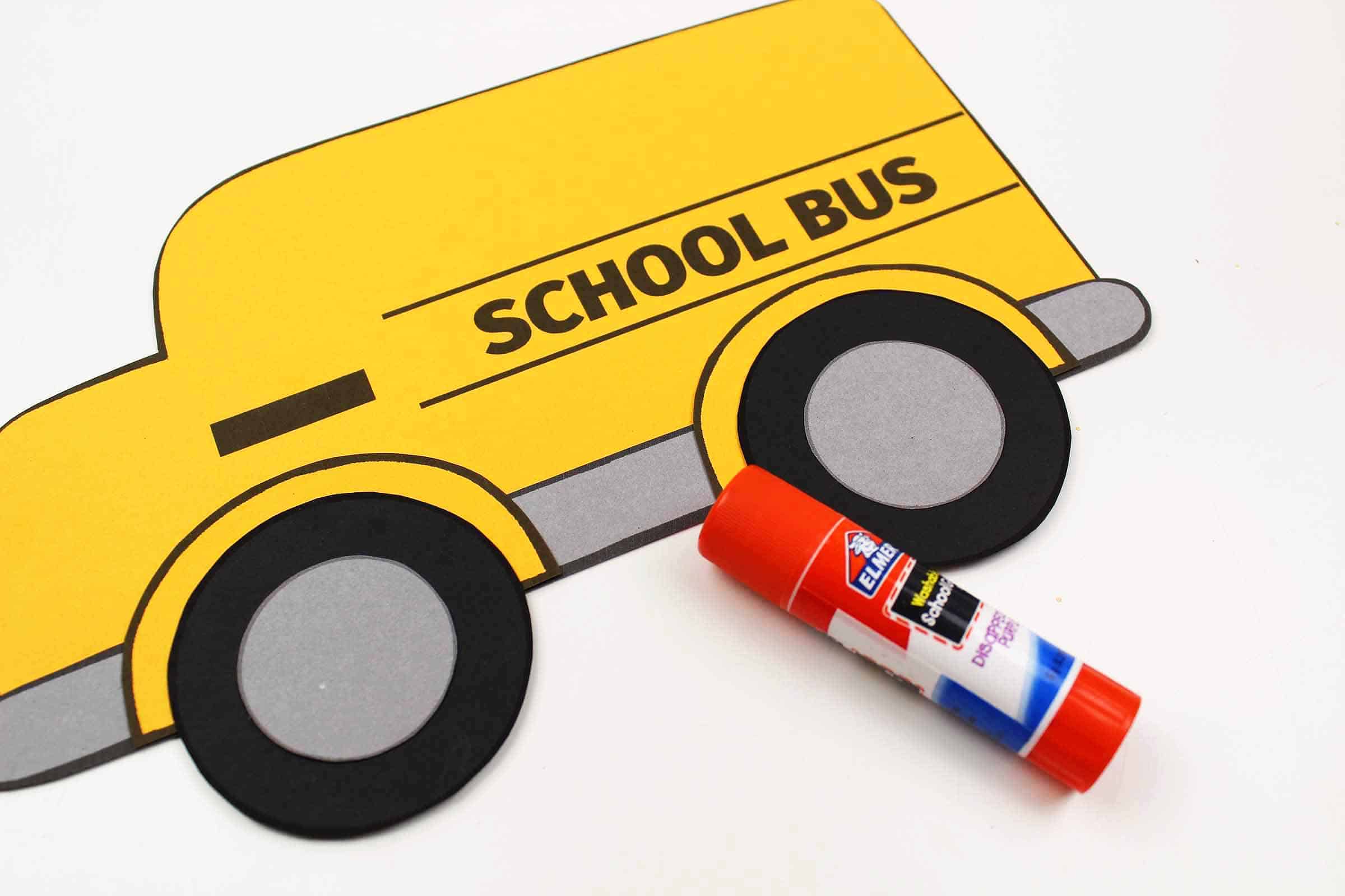 School Bus Template And Craft Idea for Back to School · The Inspiration