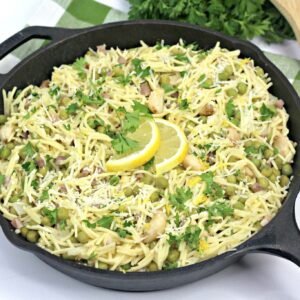 Pancetta Pea Pasta.