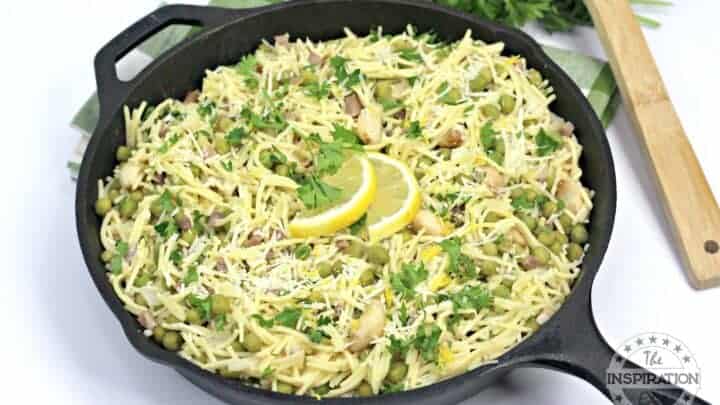 Pancetta Pea Pasta