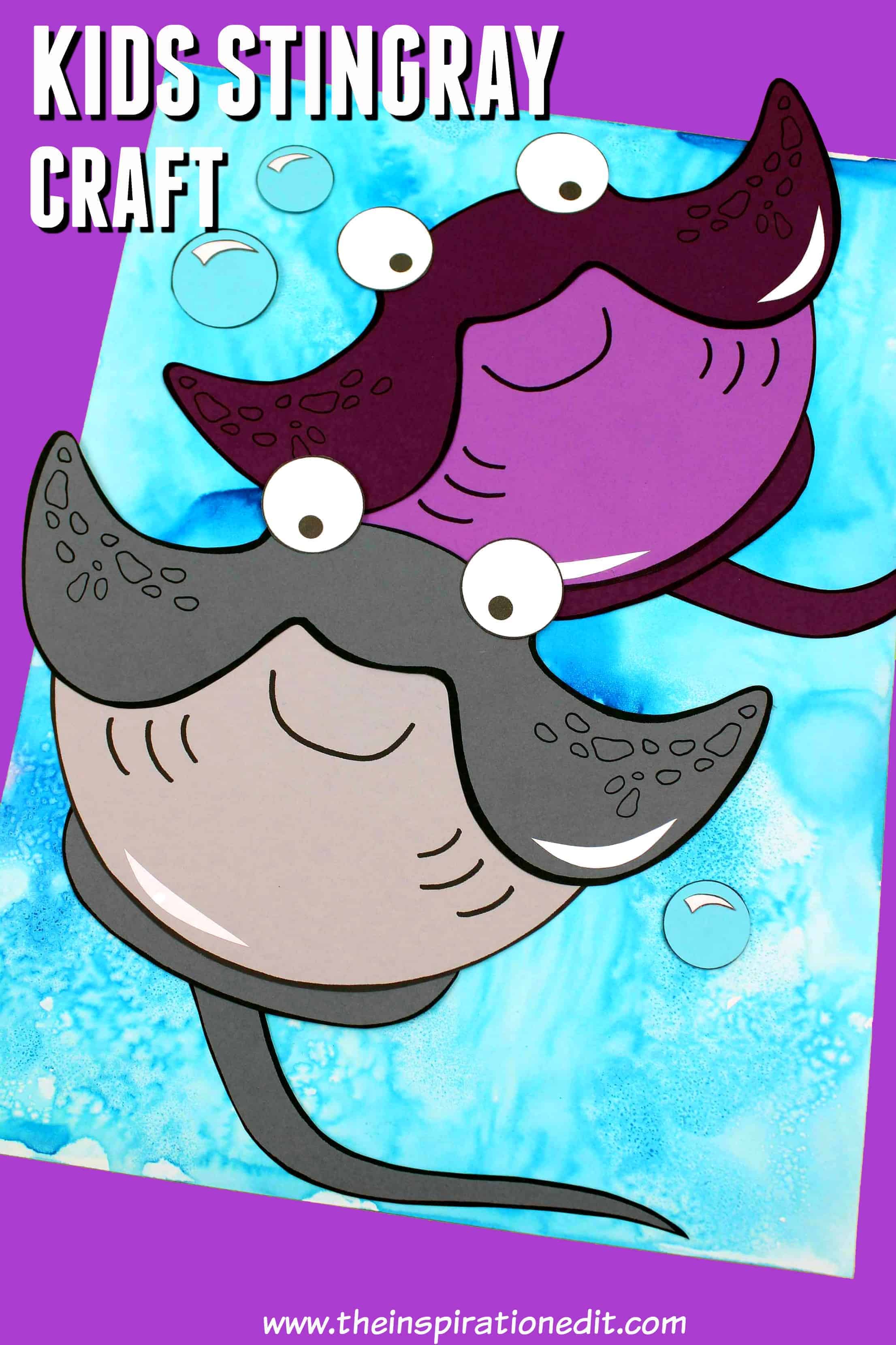 Easy Stingray Craft for Kids.