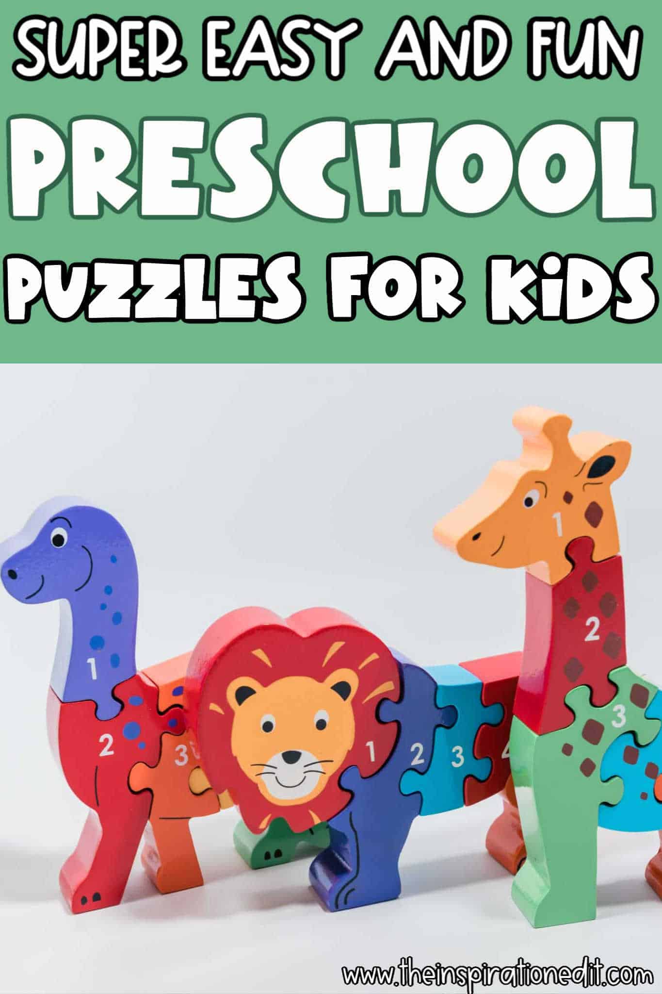 Super Easy and Fun Preschool Puzzles for Kids