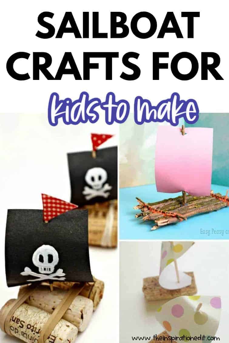 wooden sailboat for craft