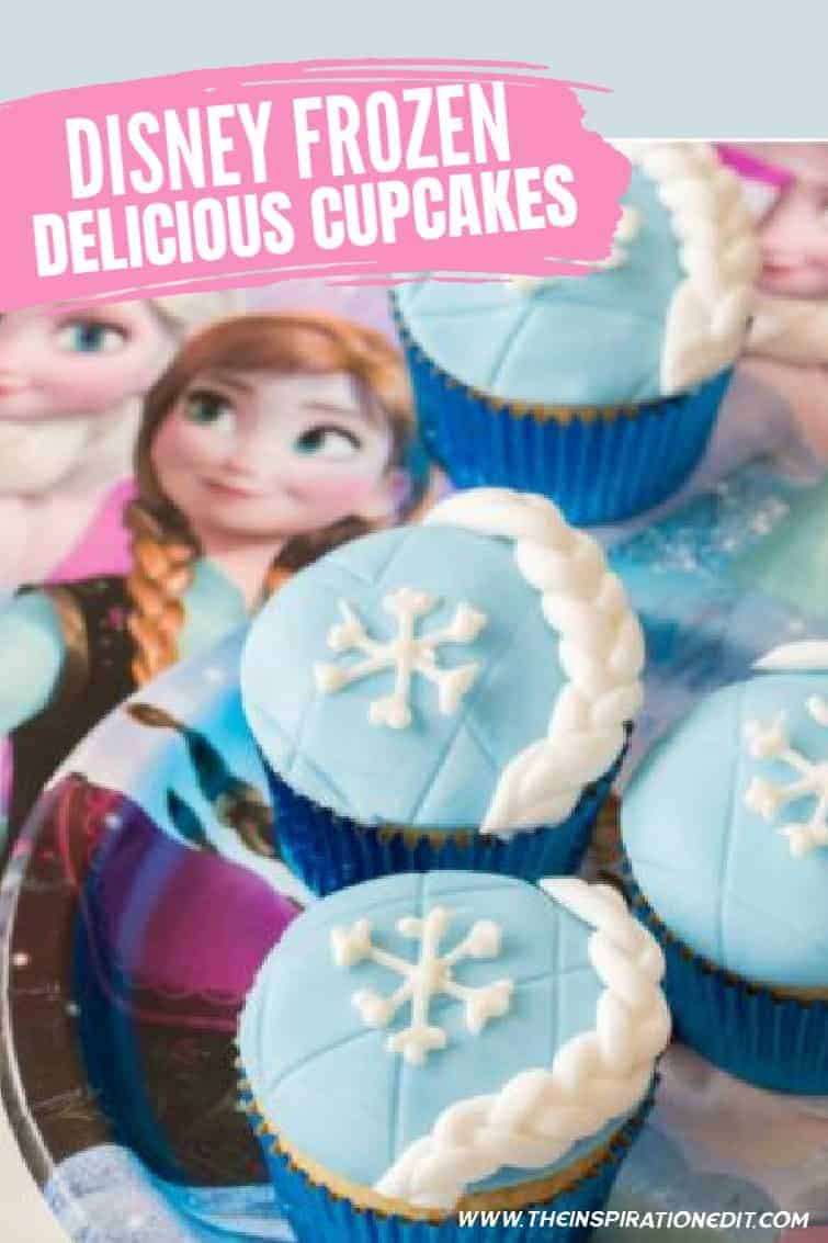 elsa cupcakes from frozen party