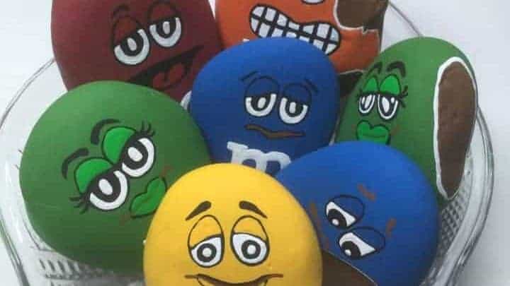 mnm painted rocks