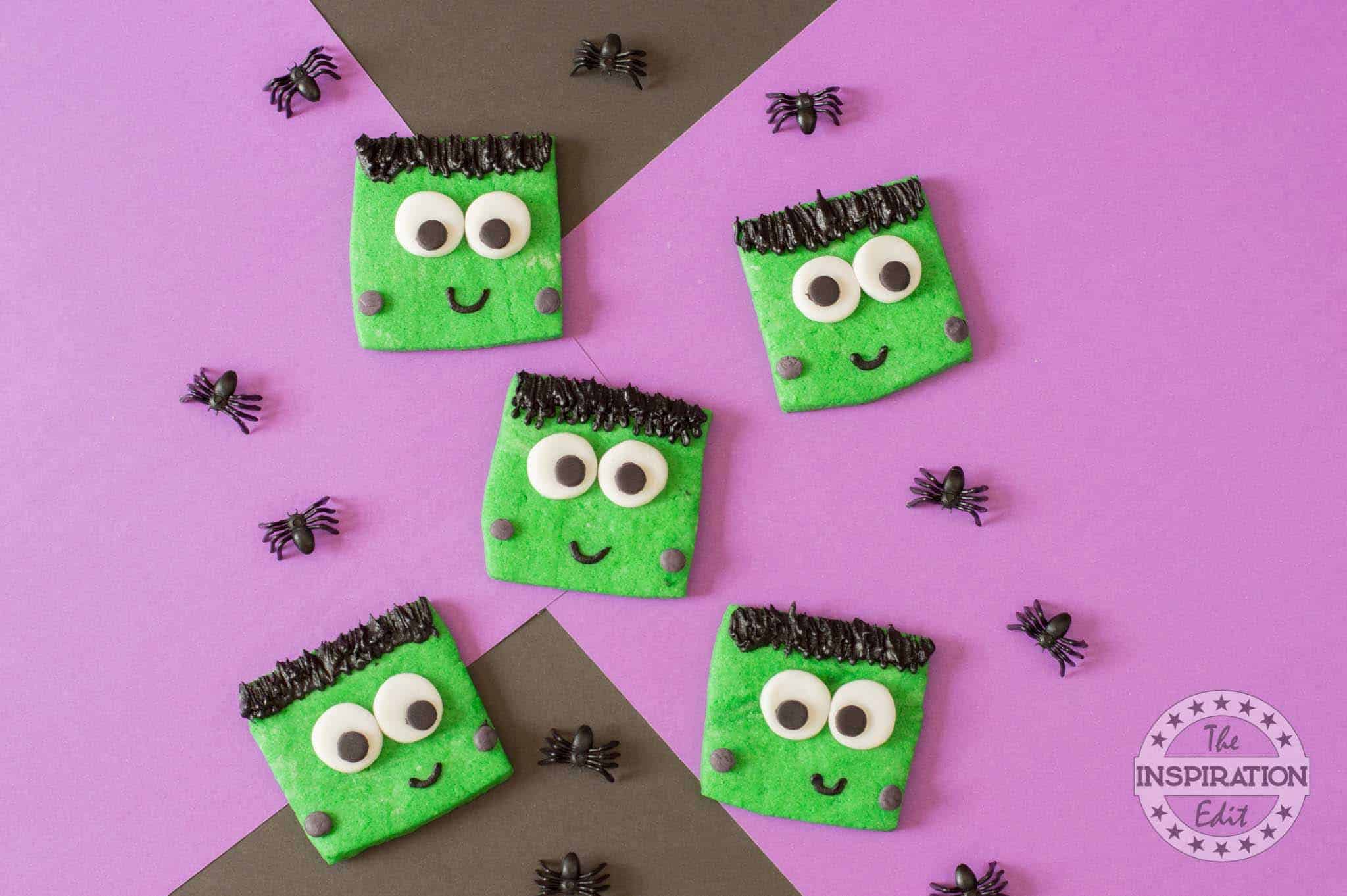 Halloween Frankenstein Cookies