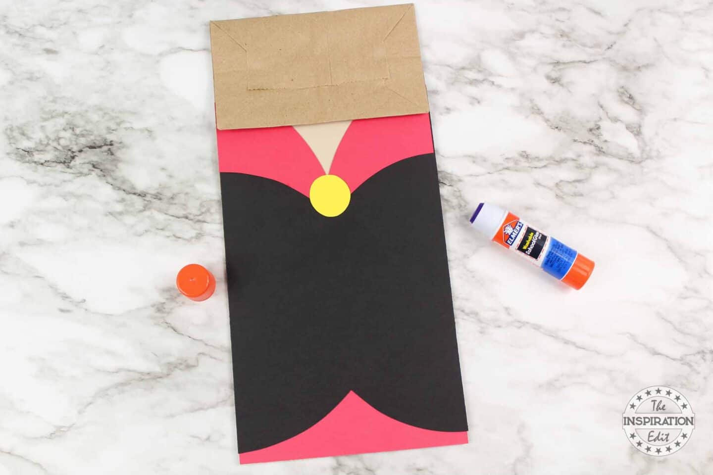 Paper Bag Vampire Puppet.
