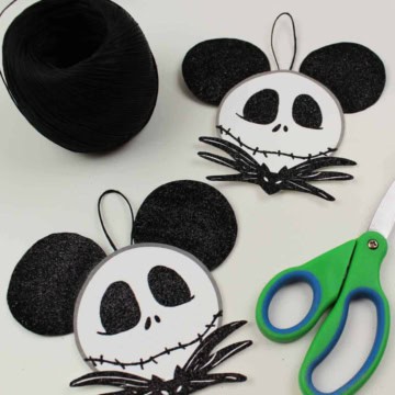 Jack Skellington Face Crafts.