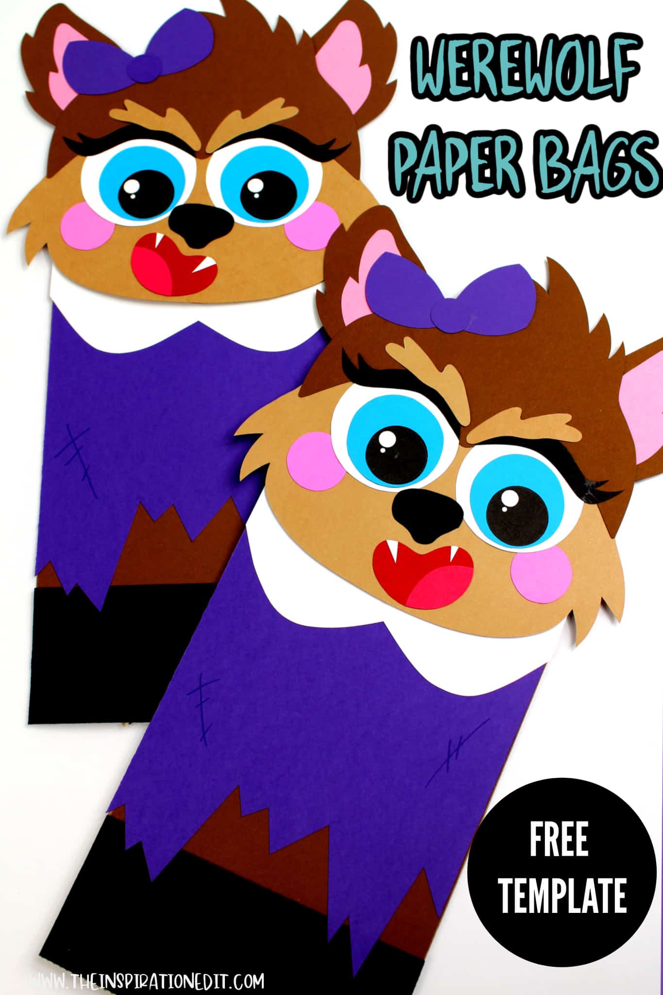 Paper Bag Halloween Crafts Female Werewolf · The Inspiration Edit