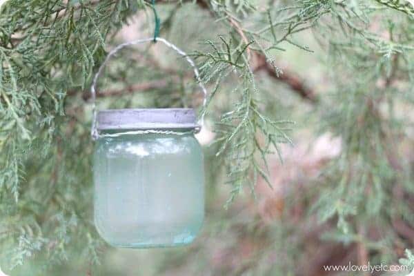 Mini Mason Jar Ornament.