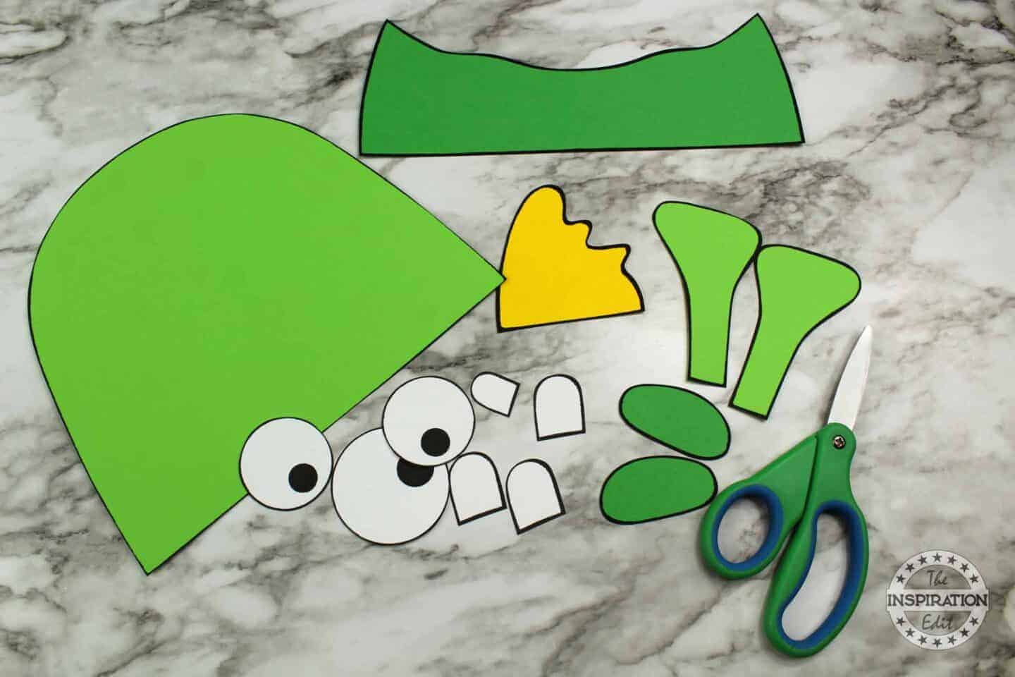 Alien Template for Kids Paper Craft.
