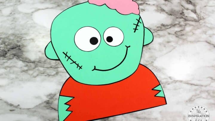 making a paper zombie