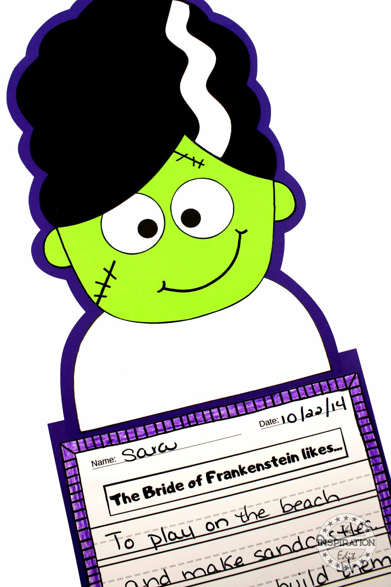 bride of frankenstein craft fir kids
