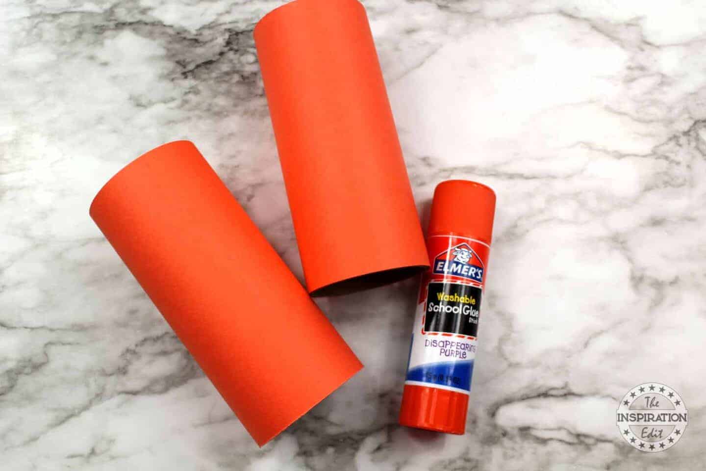 Toilet Roll Candy Corn Crafts.