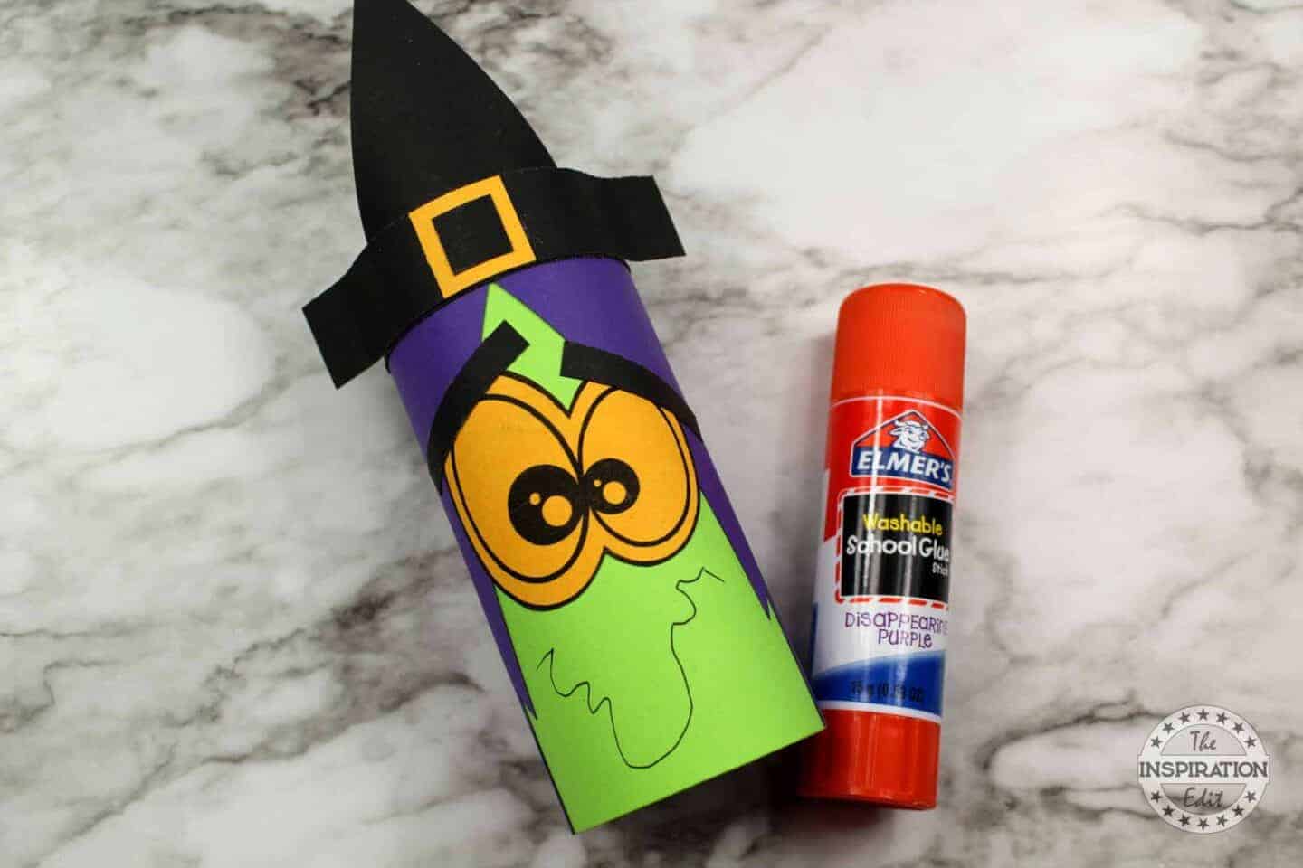 Halloween Toilet Paper Roll Witch For Preschoolers · The Inspiration Edit