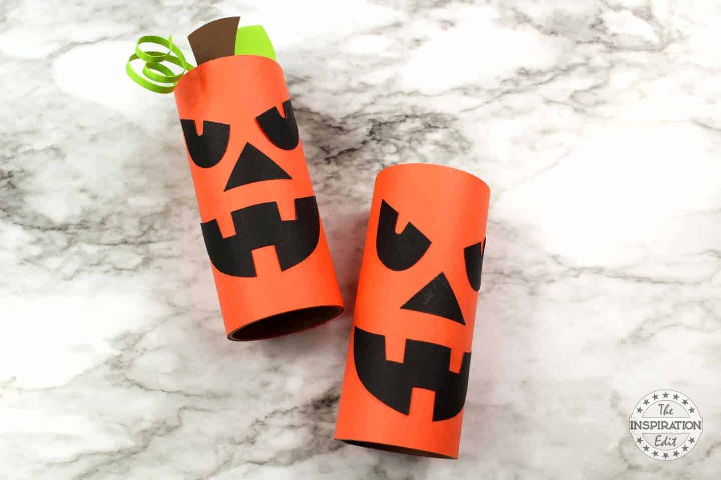 Toilet Paper Pumpkins Tube.