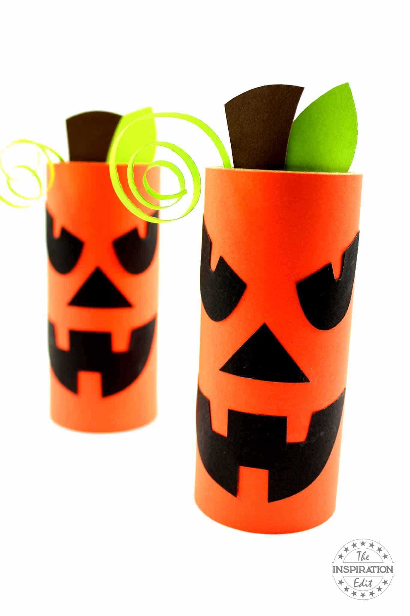 Making A Pumpkin Toilet Tube.
