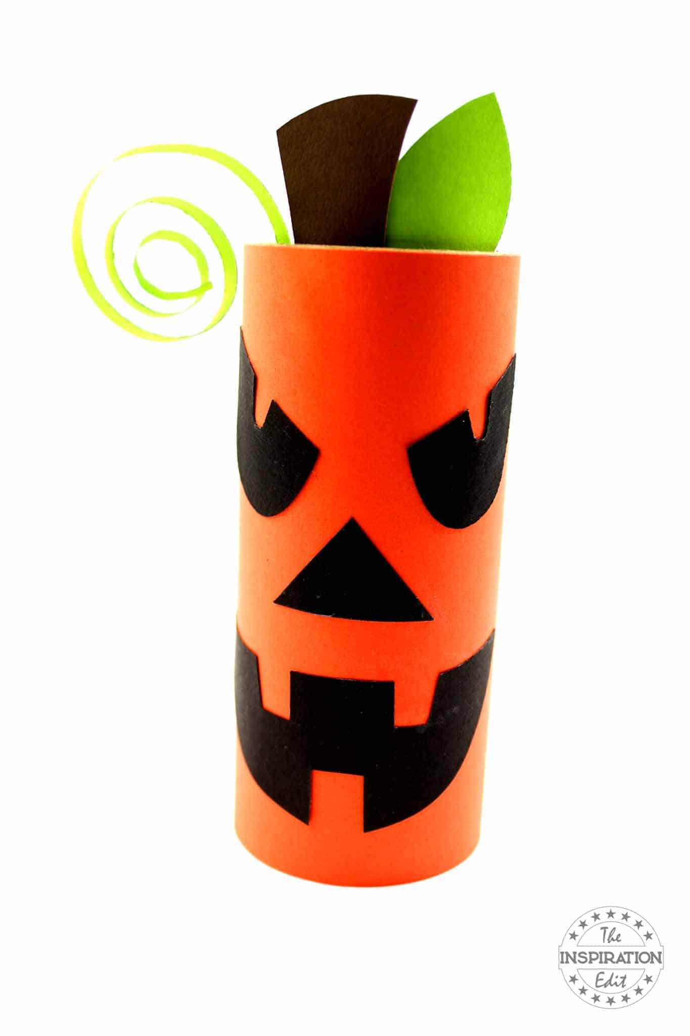 Making A Pumpkin Toilet Tube.