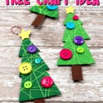 Easy Christmas Tree Craft for kids to make