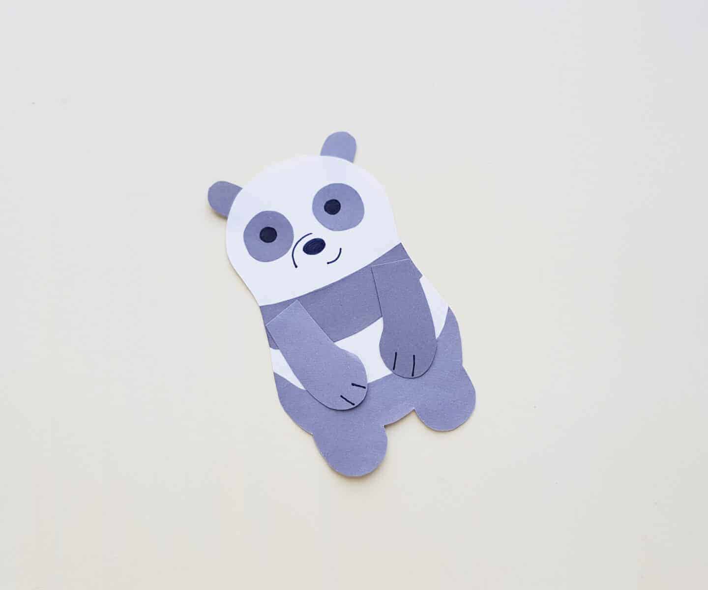 Supplies For The Three Bears Bookmark.