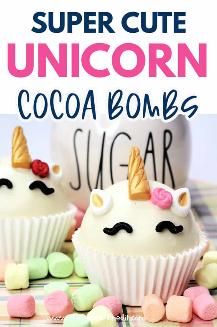 Easy Unicorn Cocoa Bombs Recipe · The Inspiration Edit
