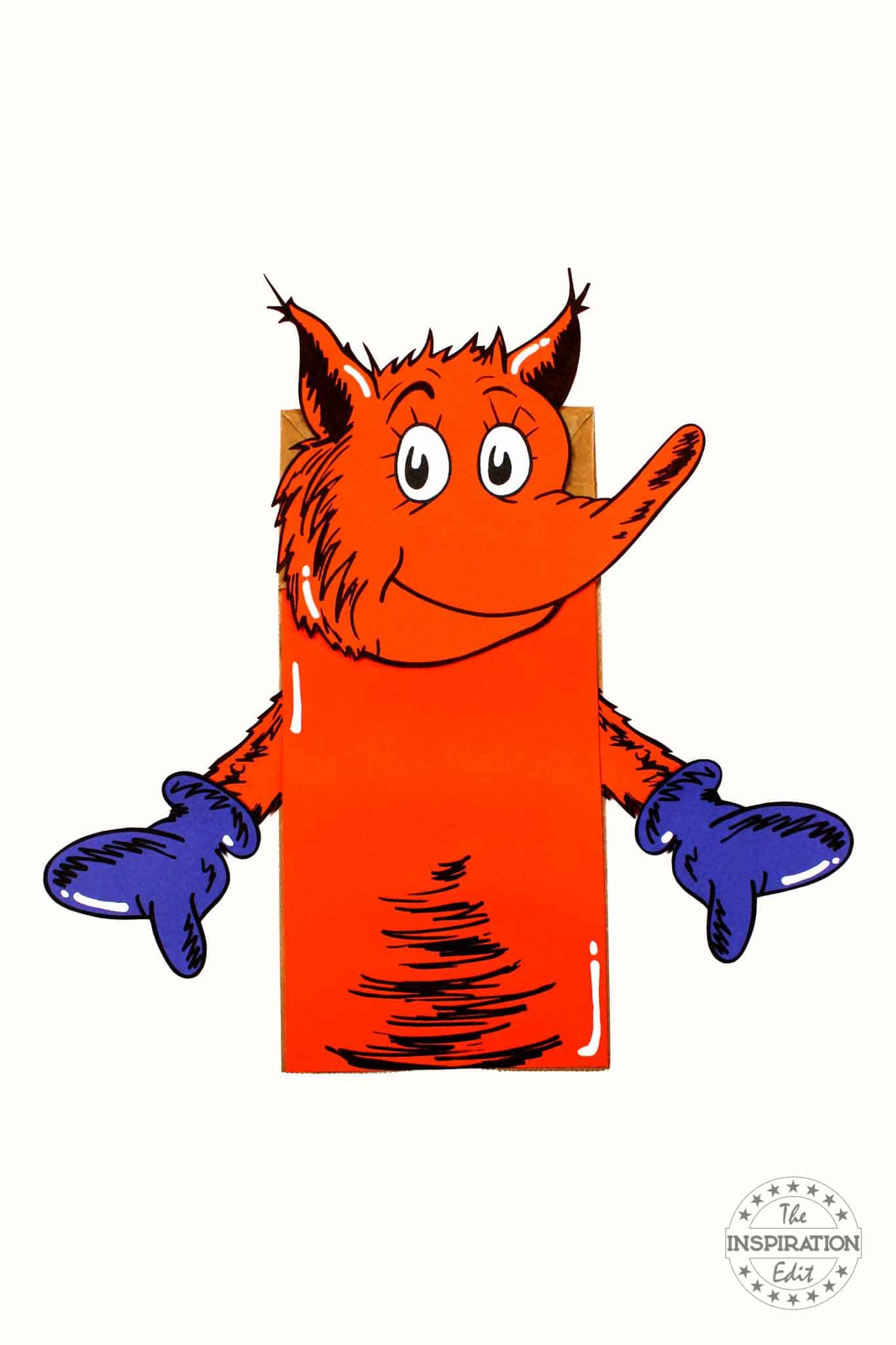 fox in socks puppet
