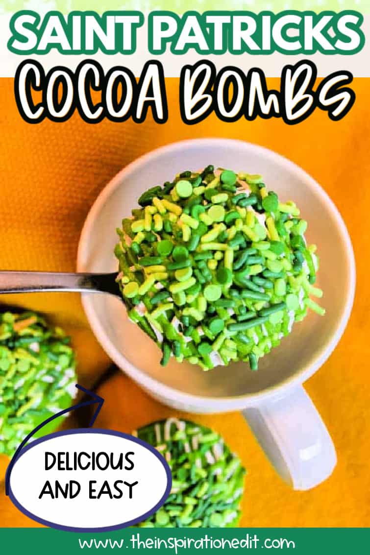 Saint Patrick's Day Cocoa Bombs.
