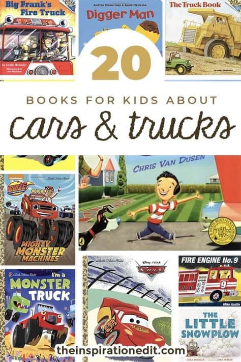 Books About Cars and Trucks for Kids.