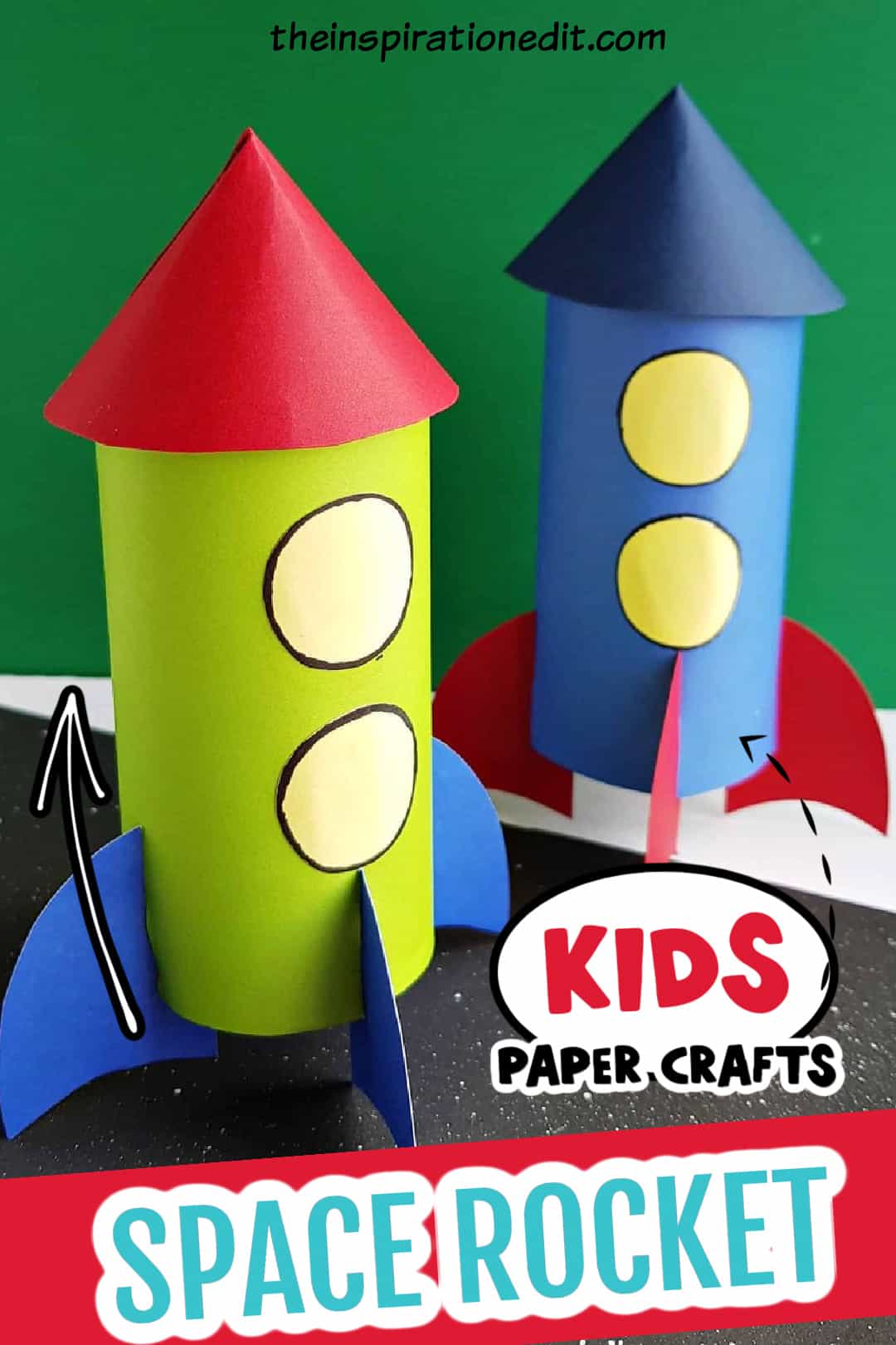Homemade Rocket Craft for Kids · The Inspiration Edit