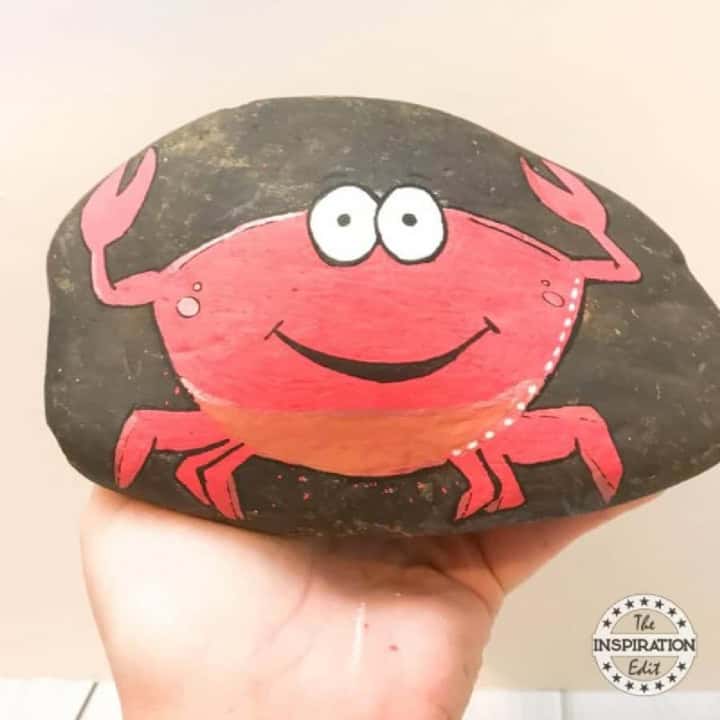 Crab Rock Painting.
