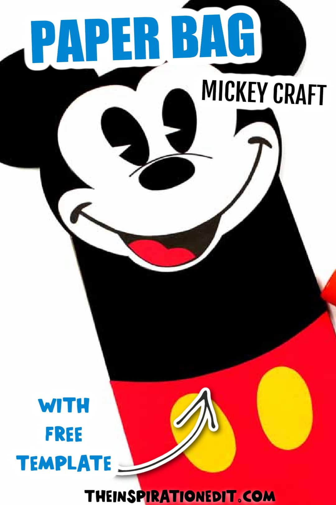 Mickey Mouse Paper Bag Craft The Inspiration Edit