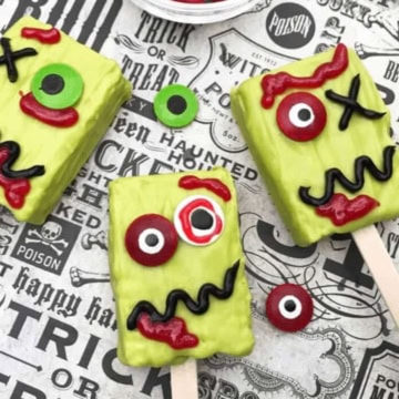 Halloween Rice Krispie Treats.