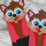 Paper Bag Werewolf Puppets.