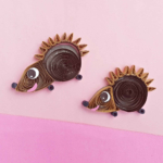 Quilled Hedgehog Craft.