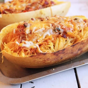 Baked Spaghetti Squash.