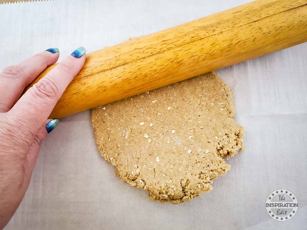 Rolling Out Dog Treat Dough.