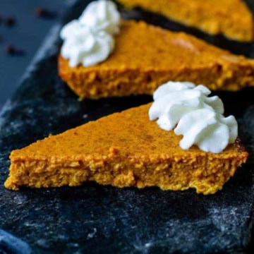 Crustless Pumpkin Pie Recipe.