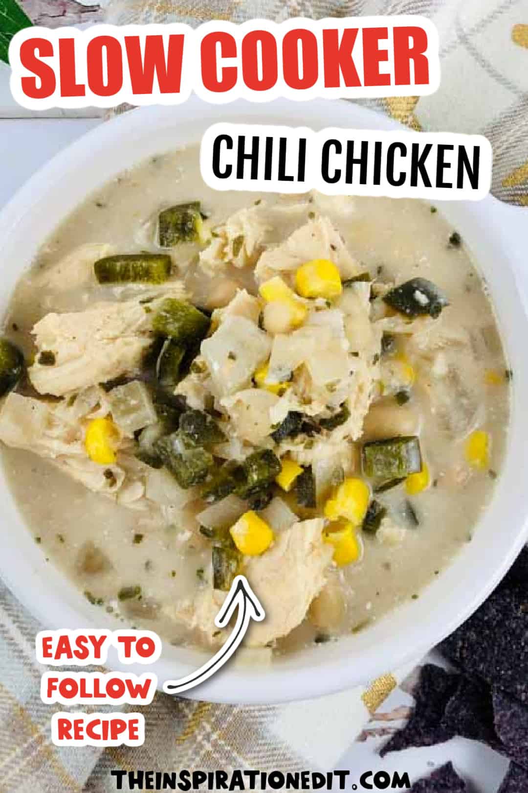 Slow Cooker Chicken Chili · The Inspiration Edit