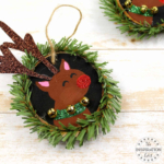 Rudolf Christmas Reindeer Ornament.