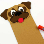 Paper Bag Pug Puppet.