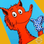 Fox in Socks Bubble Art.