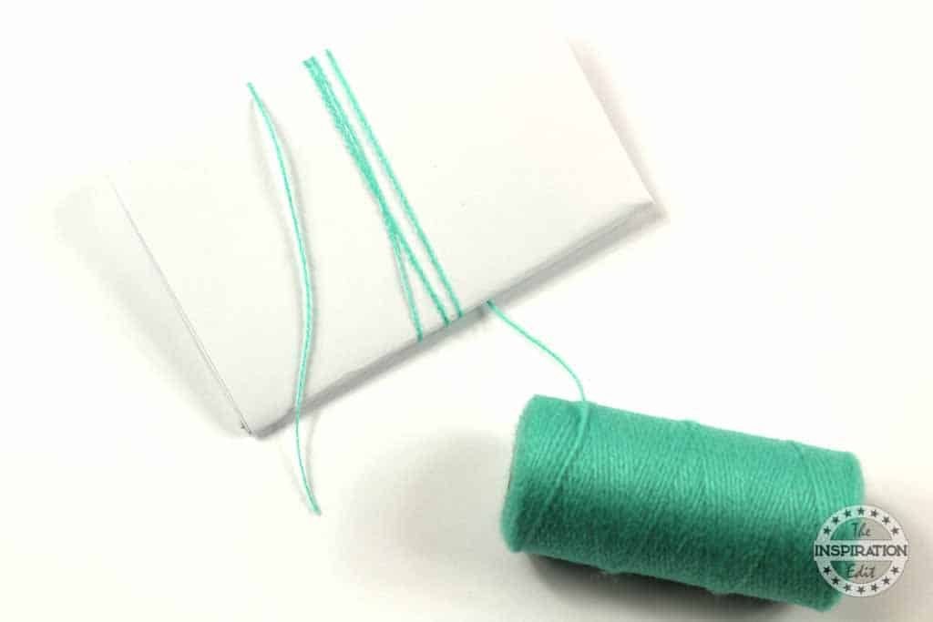 string for a bookmark craft
