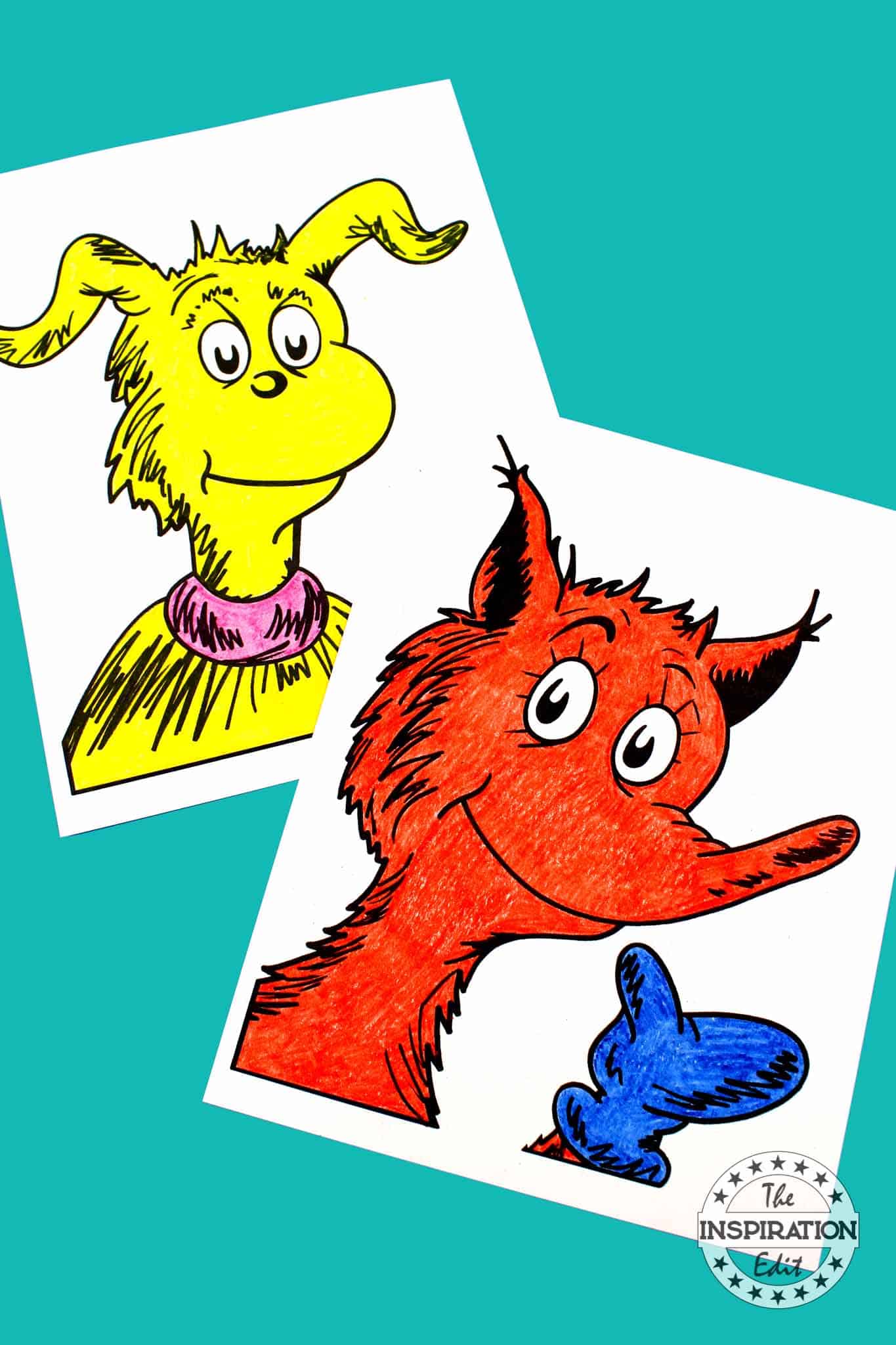 Dr. Seuss Coloring Pages.