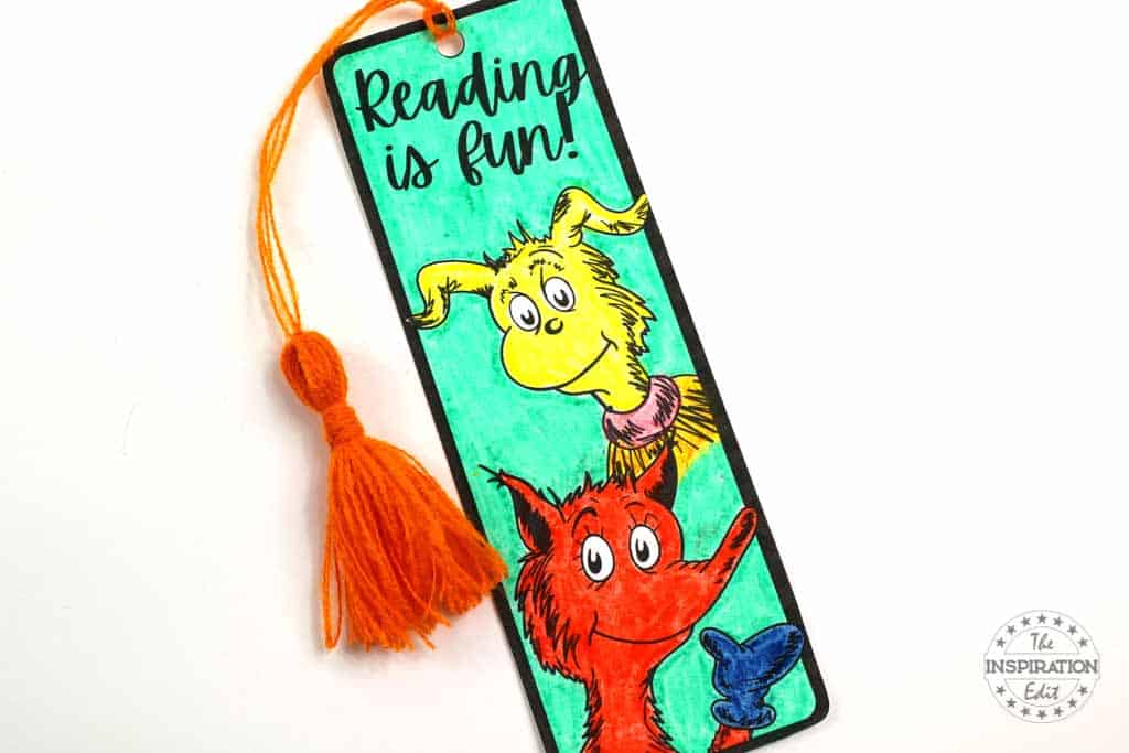Cute Fox in Socks Bookmark Craft.