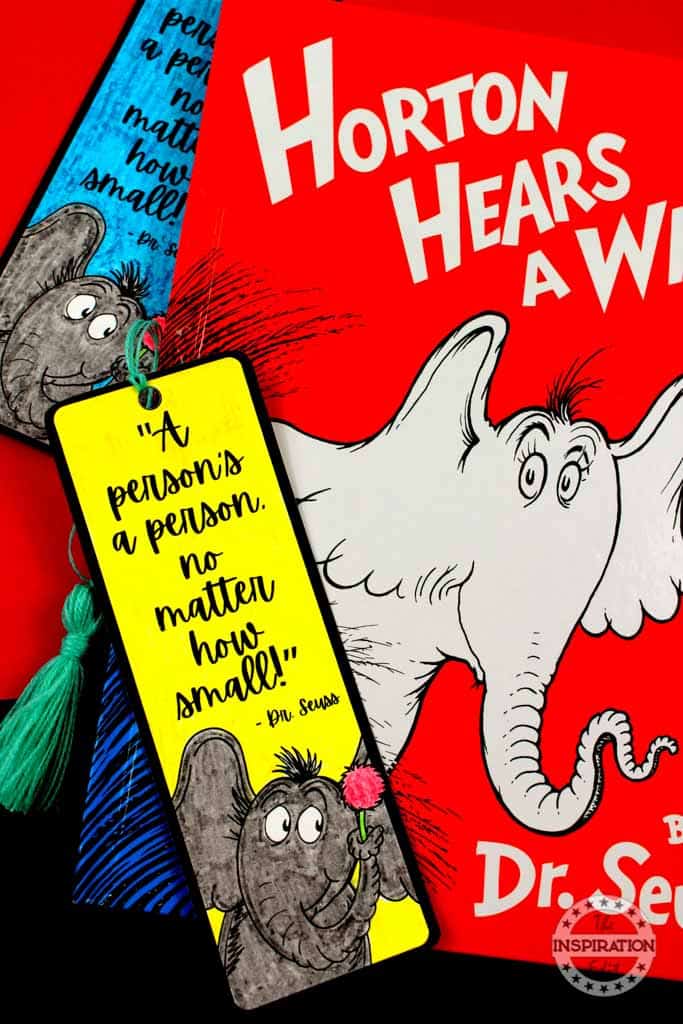 cat in the hat bookmarks.