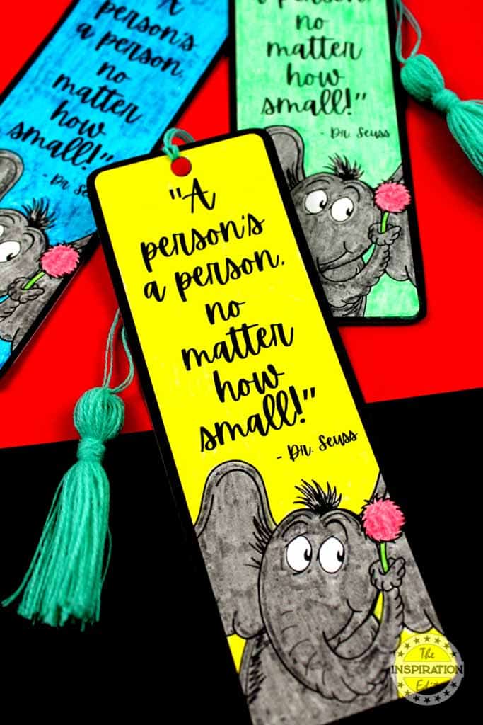 Horton Bookmark Craft
