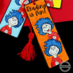 Thing One Thing Two Dr Seuss Bookmark.