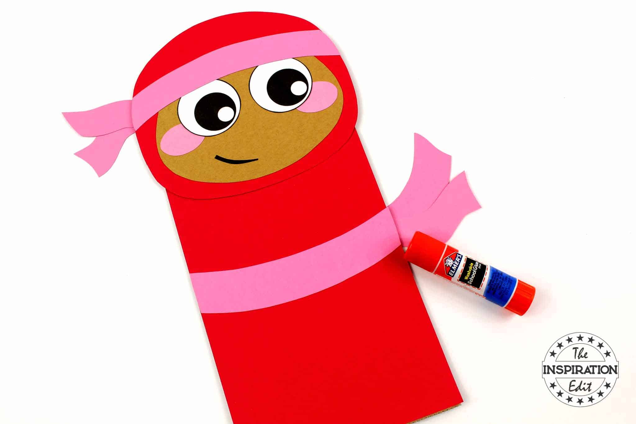 Easy DIY Ninja Paper Bag Puppet · The Inspiration Edit